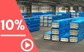 płyty warstwowe na magazynie